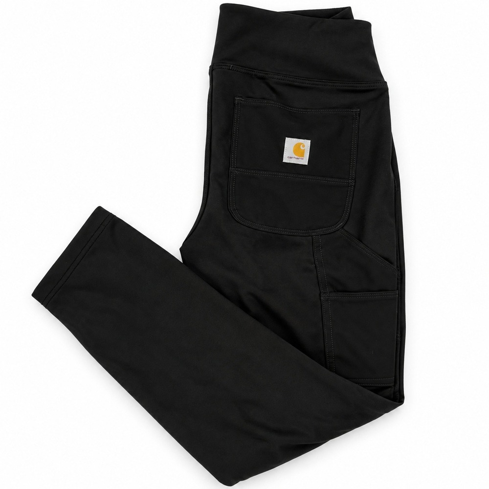 Carhartt Force Fitted Work Leggings Womens XS Short Black Utility Pockets